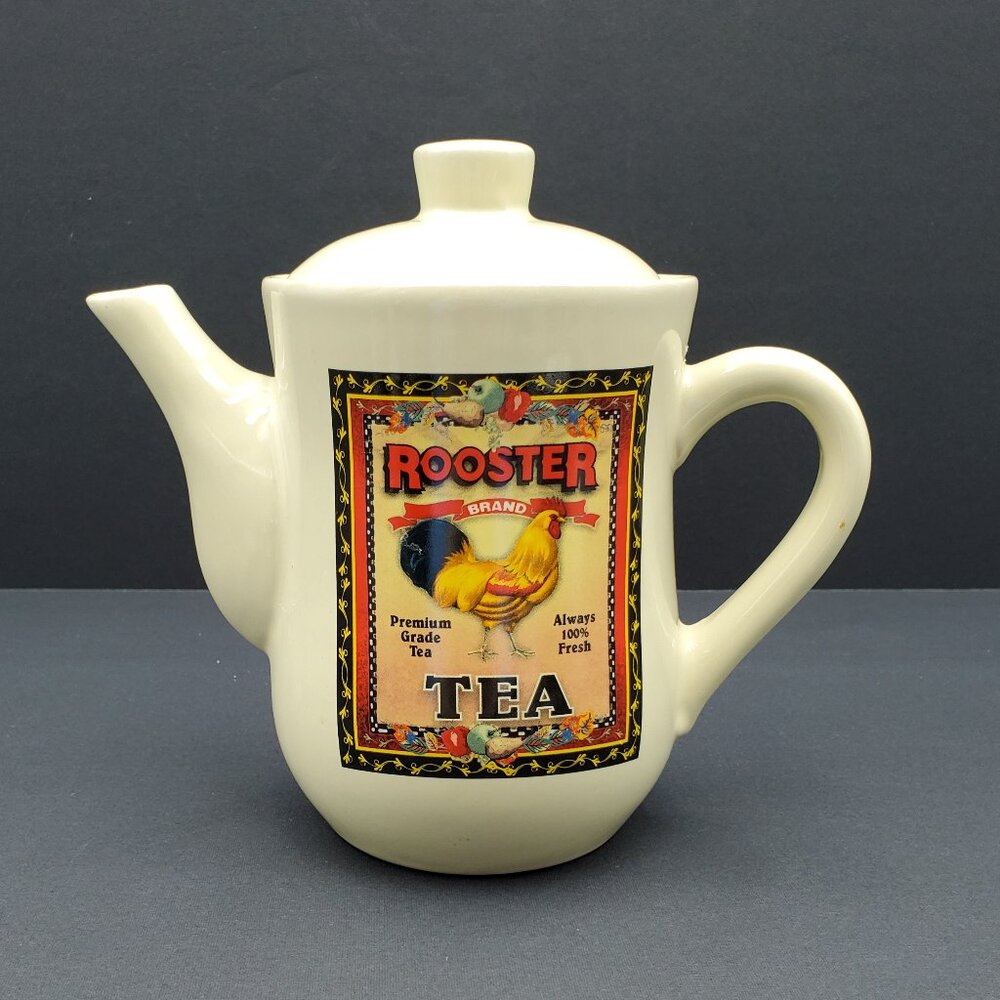 Bay Island Rooster Teapot Coffee Pot Pitcher